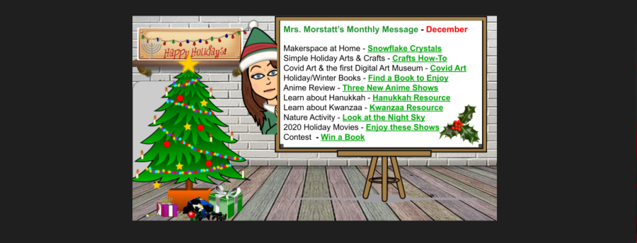 Ms. Morstatts Monthly Message