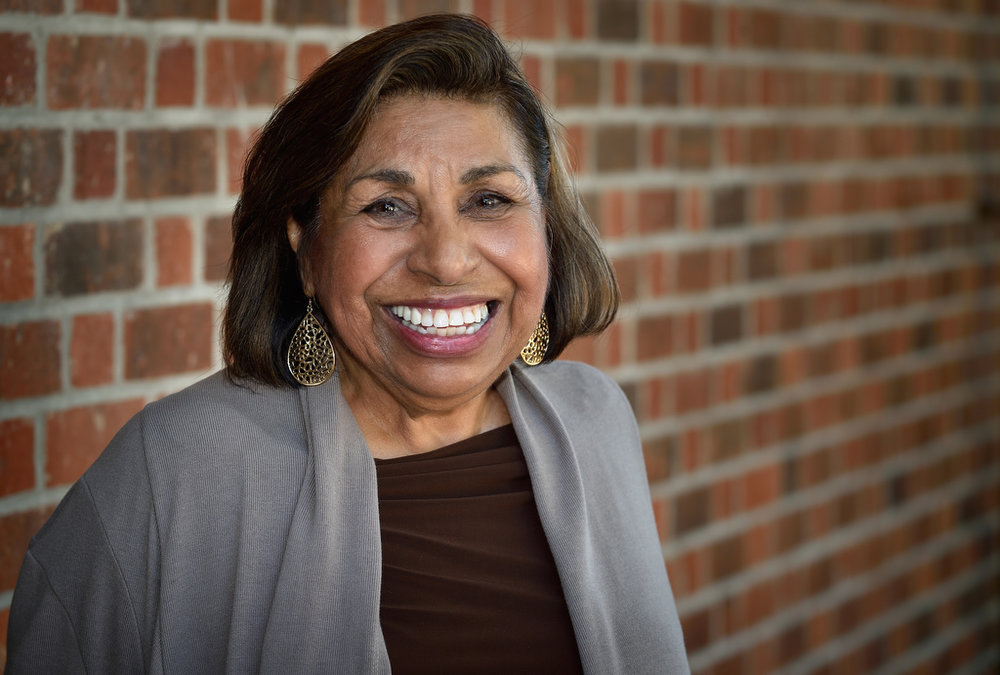 Sylvia Mendez, American civil rights leader and recipient of the National Medal of Freedom, attending the open house for Mendez Freedom Trail and Tribute Monument at the Westminster Community Services Building.
Photo by Steven Georges/Cornerstone Communications